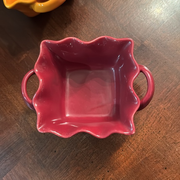 Fluted Appetizer Dips Serving  Dipping Bowls Set of 3 - Picture 4 of 6